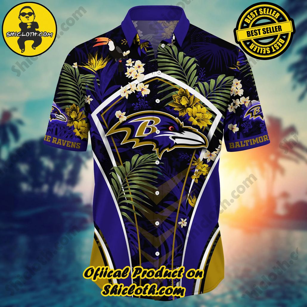 Baltimore Ravens NFL Hawaiian Shirt Sunscreentime Aloha Shirt