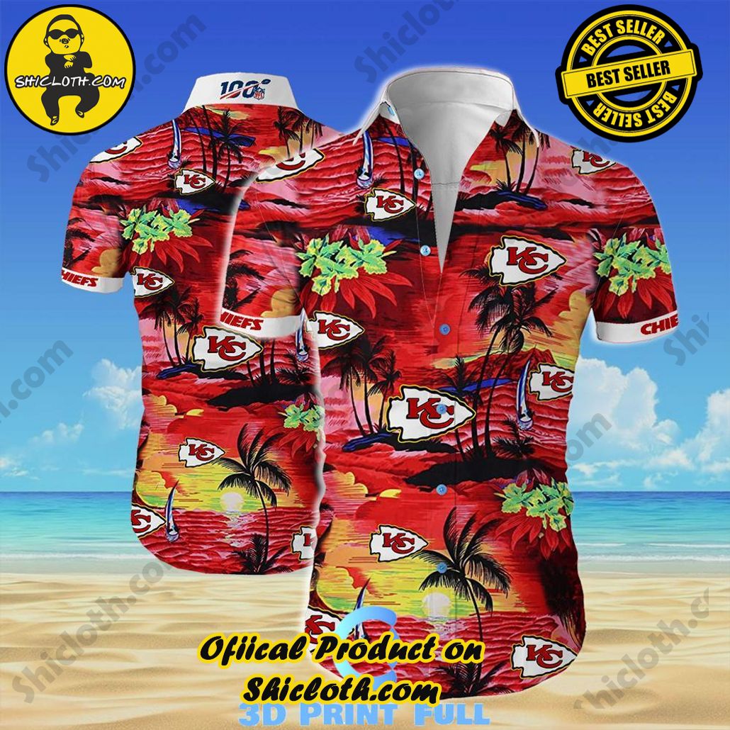 Beach Shirt Kansas City Chiefs Cannabis All Over Printed Hawaiian Shirt