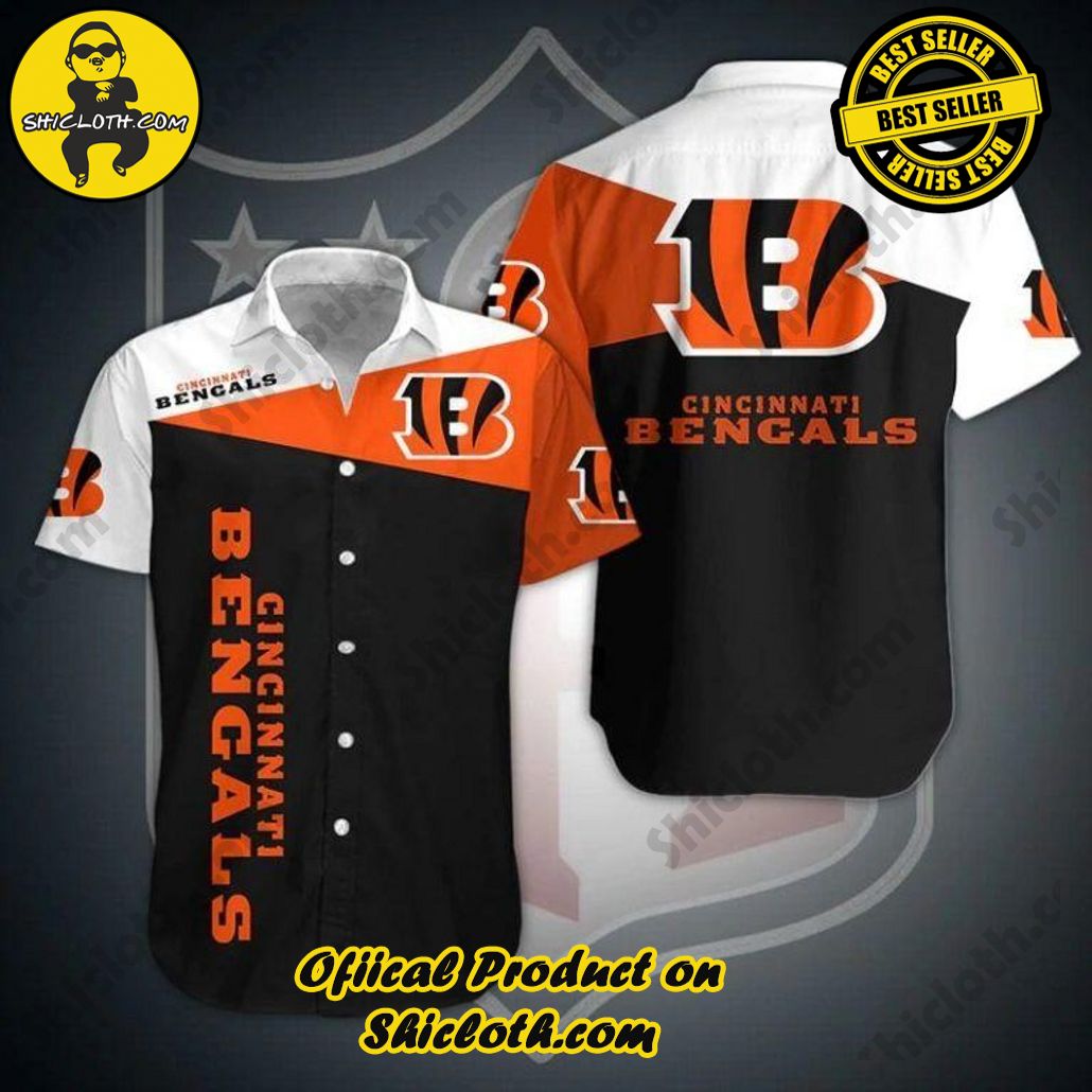 Beach Shirt NFL Cincinnati Bengals Shirt Hawaiian Shirt