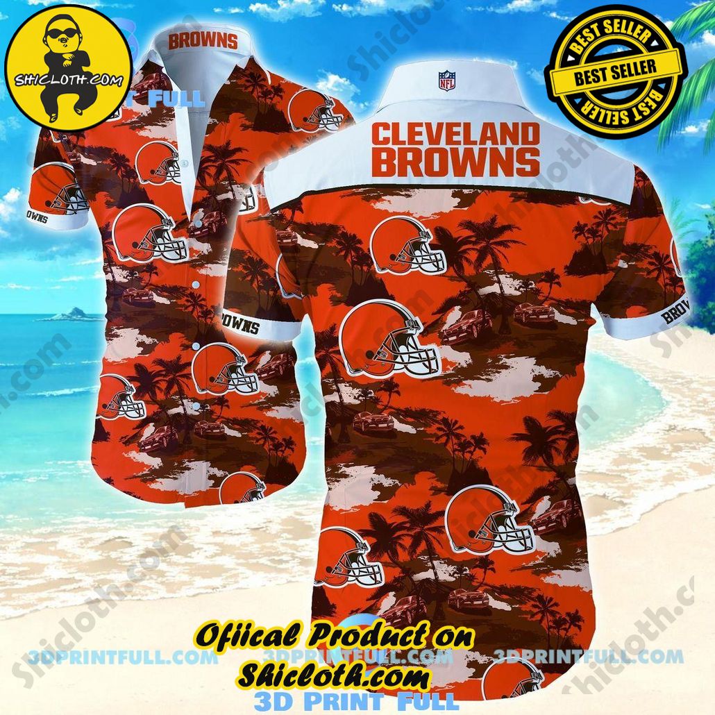 Beach Shirt NFL Cleveland Browns Hawaiian Shirt