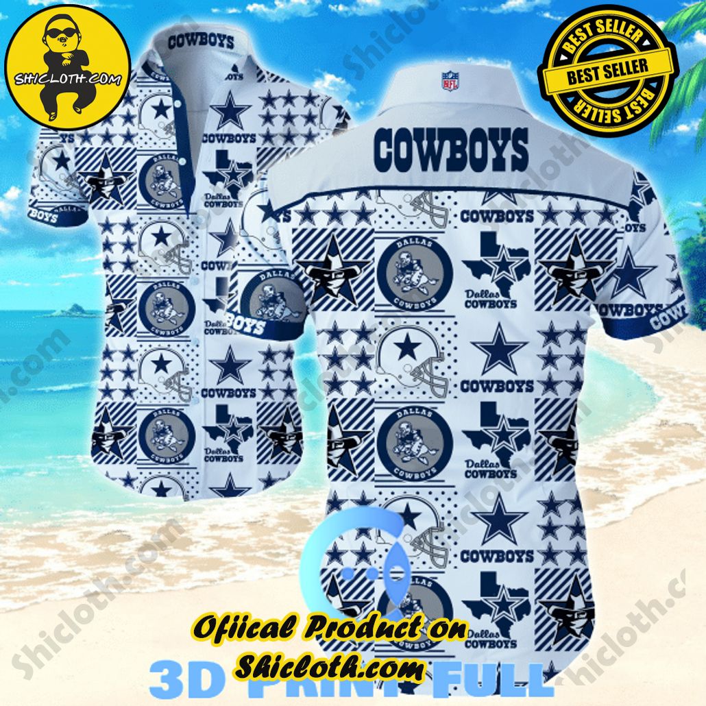 Beach Shirt NFL Dallas Cowboys Hawaiian Shirt Summer Button Up For Fans