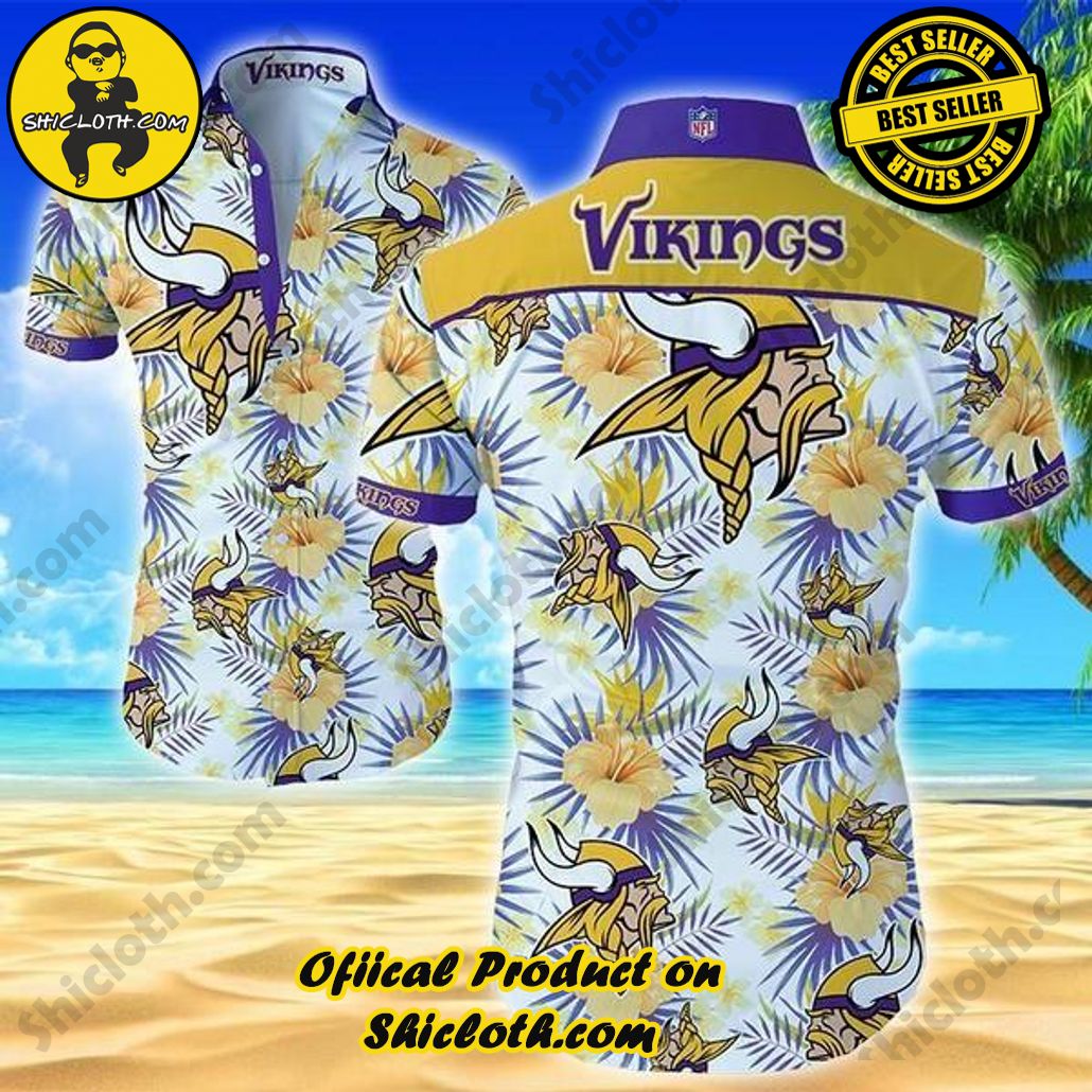 Beach Shirt NFL Minnesota Vikings Hawaiian Shirt Muctk