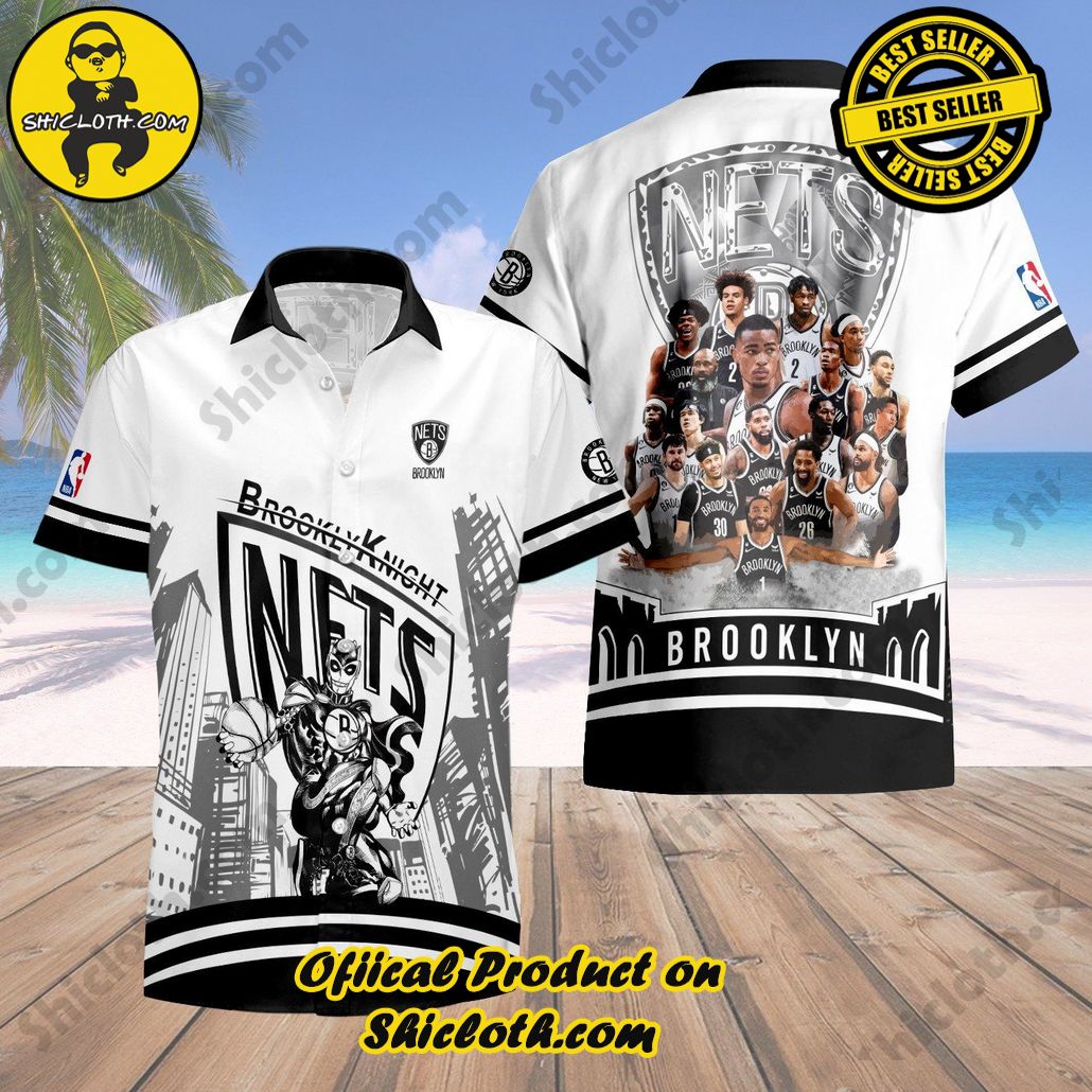 Brooklyn Nets Premium Ocean Wave Hawaiian Shirt