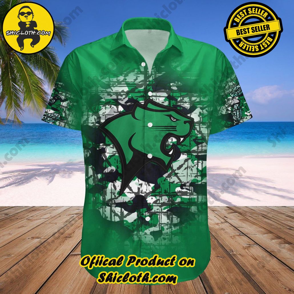 Chicago State Cougars Hawaii Shirt Camouflage Vintage NCAA