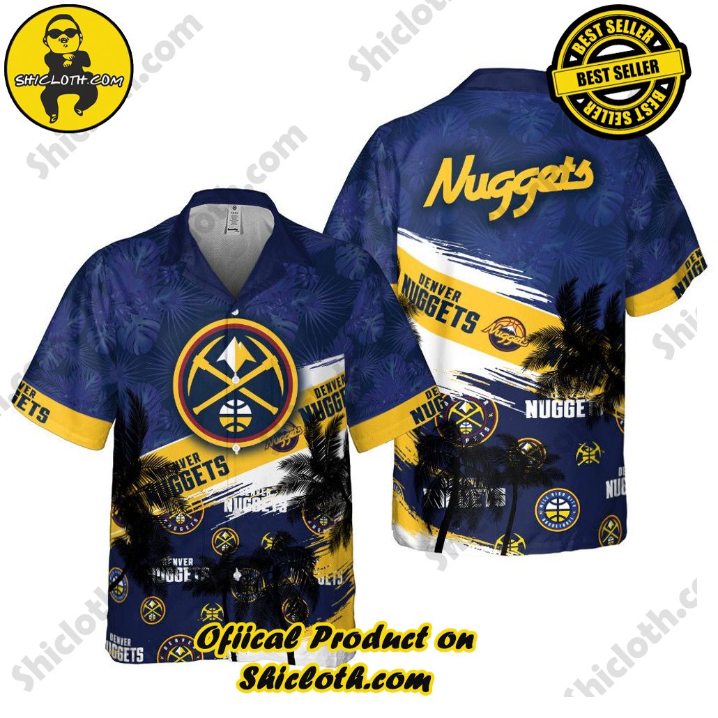 Denver Nuggets Hibiscus Flower And Summer Pattern Print Hawaiian Shirt