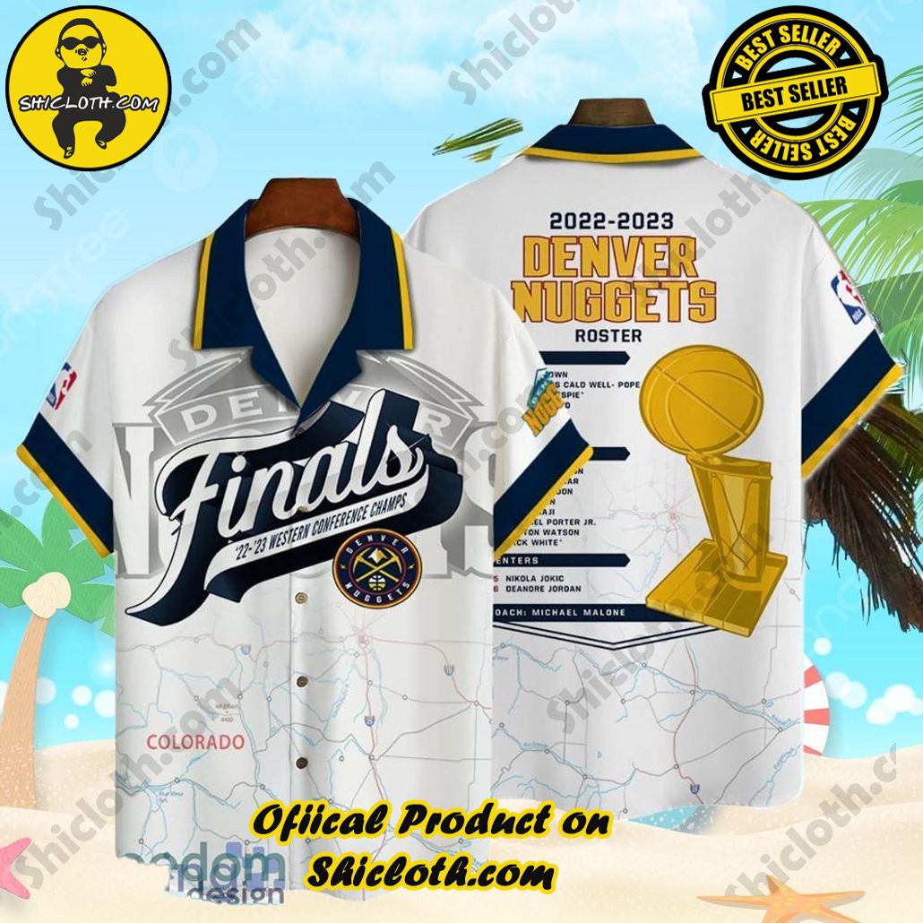 Denver Nuggets NBA Champions 3D Print Hawaiian Shirt
