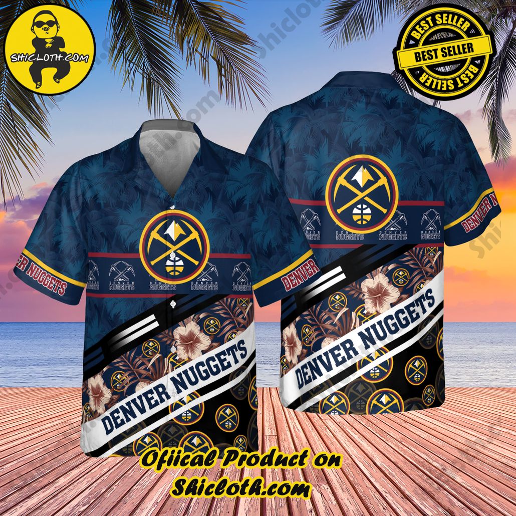 Denver Nuggets Tree Hawaii Pattern Cute Print Hawaiian Shirt