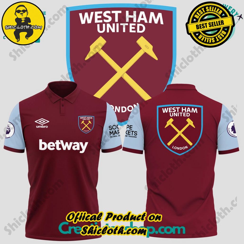 EPL West Ham United FC Polo Shirt