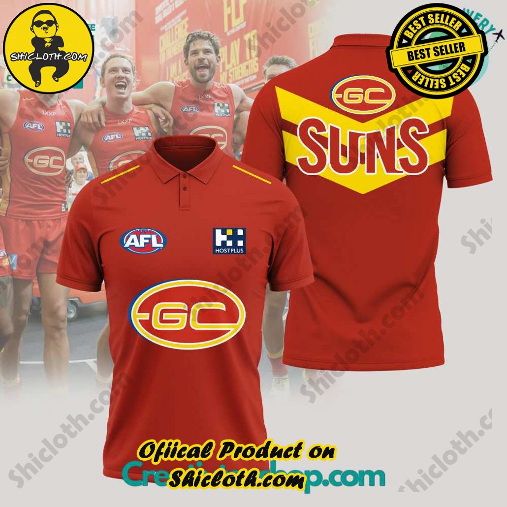 Gold Coast Suns 2024 Media Polo Shirt
