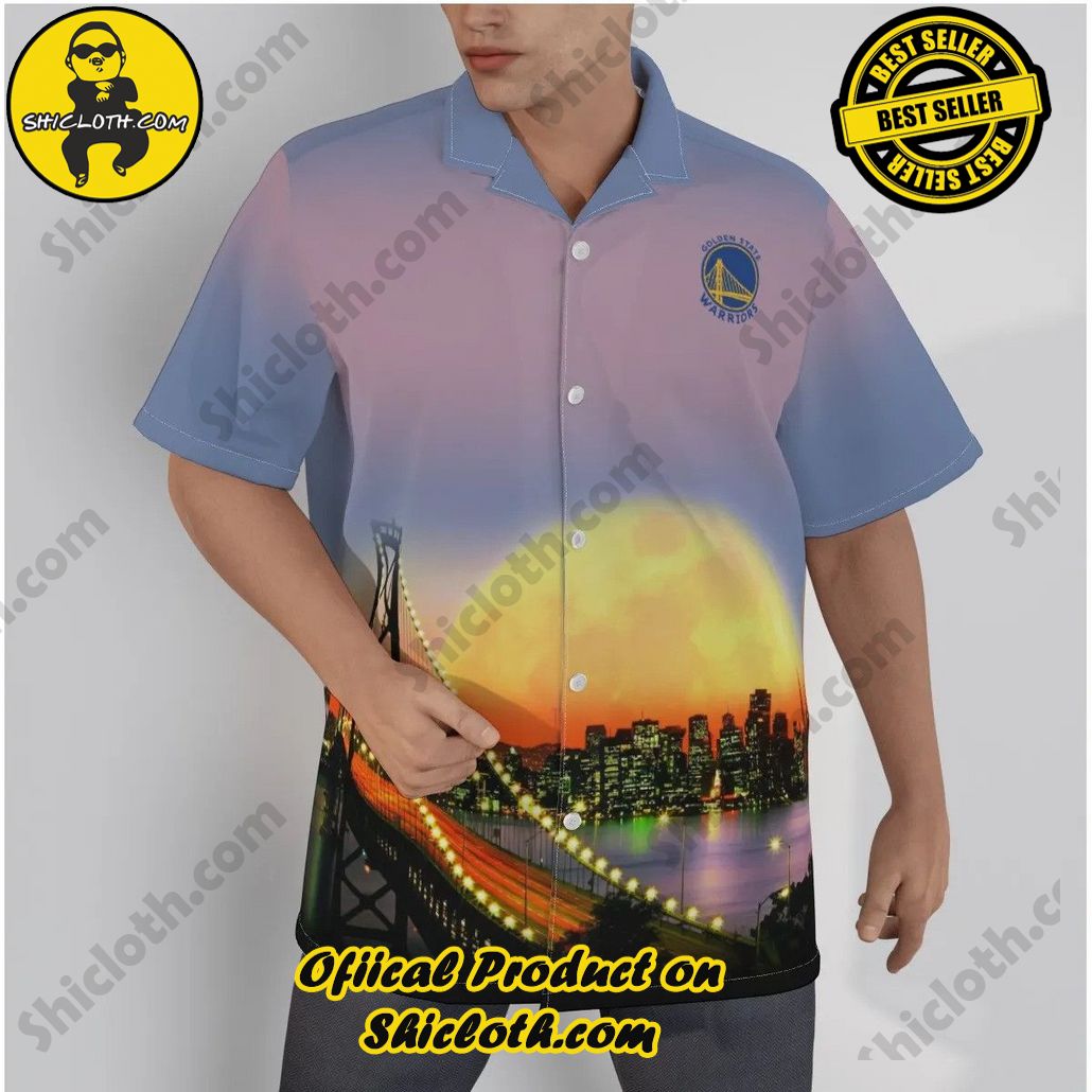 Golden State Warriors City Art 3D Hawaiian Shirt