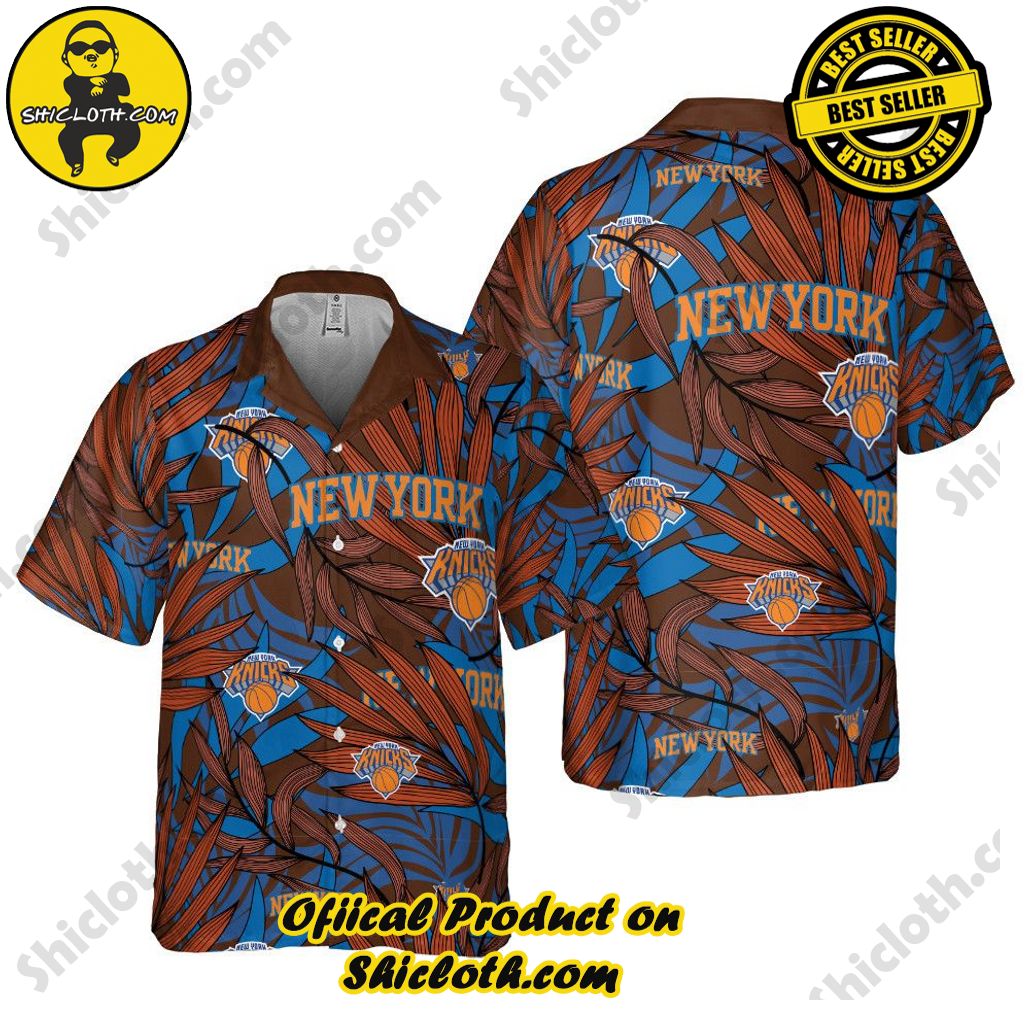 Hawaiian Shirt Showcasing the New York Knicks