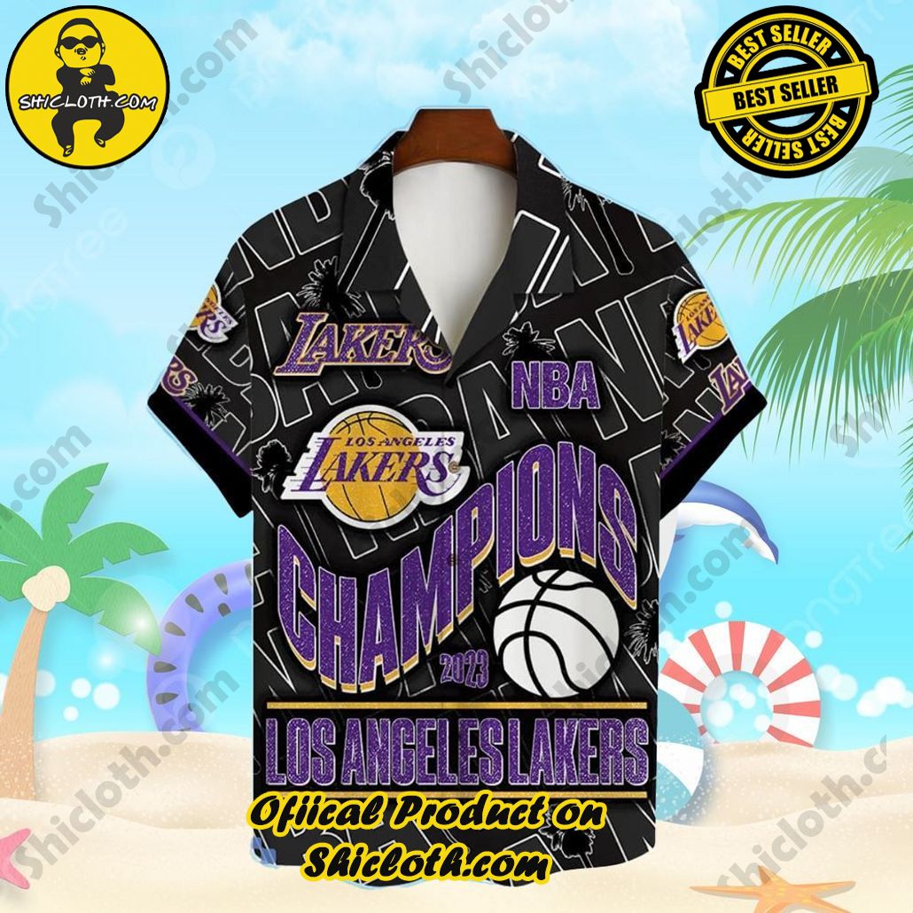 Hawaiian Tropical Beach Shirt Honoring Los Angeles Lakers NBA Hawaiian Tropical Beach Shirt Honoring Los Angeles Lakers NBA