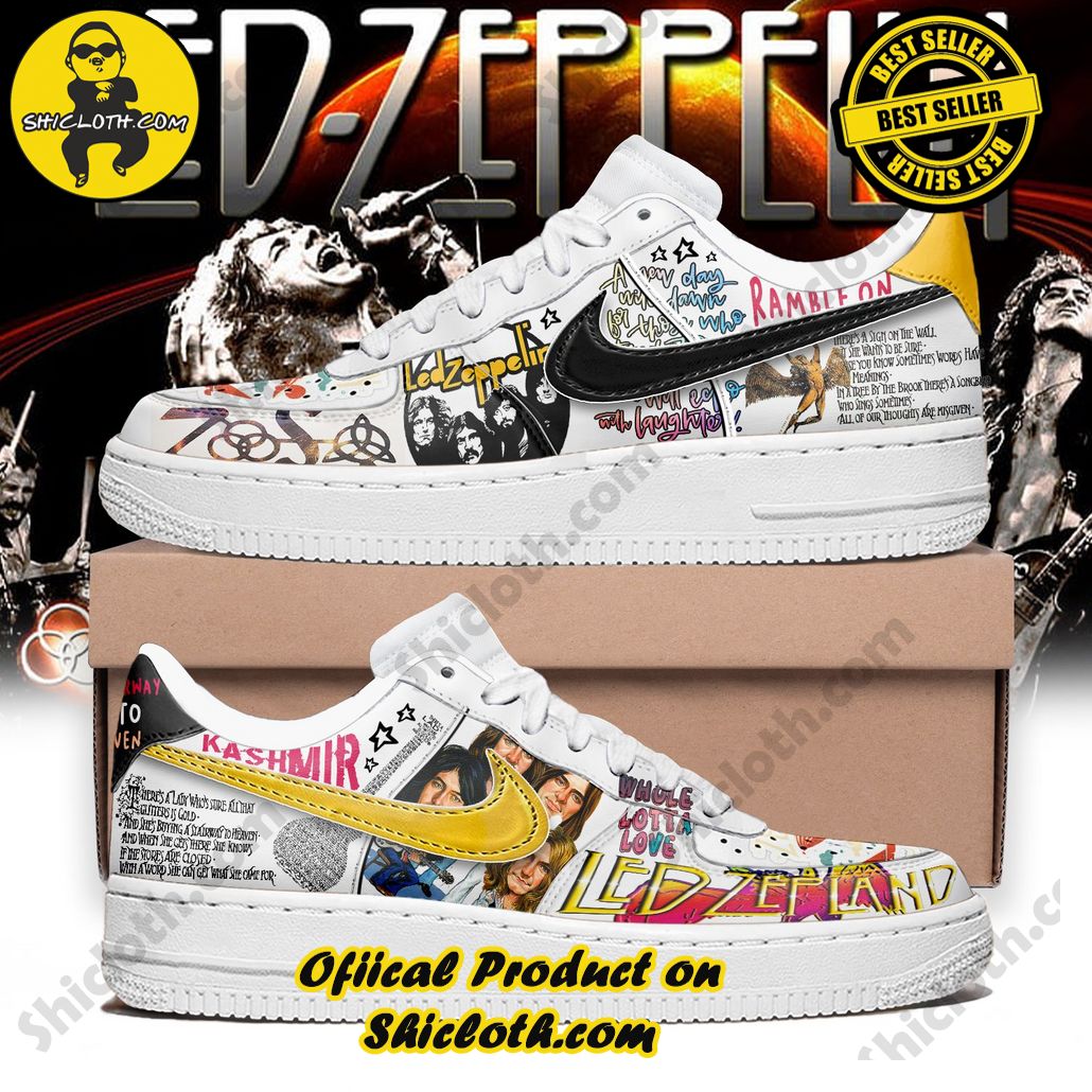 Led Zeppelin Rock Band Air Force 1 Sneaker