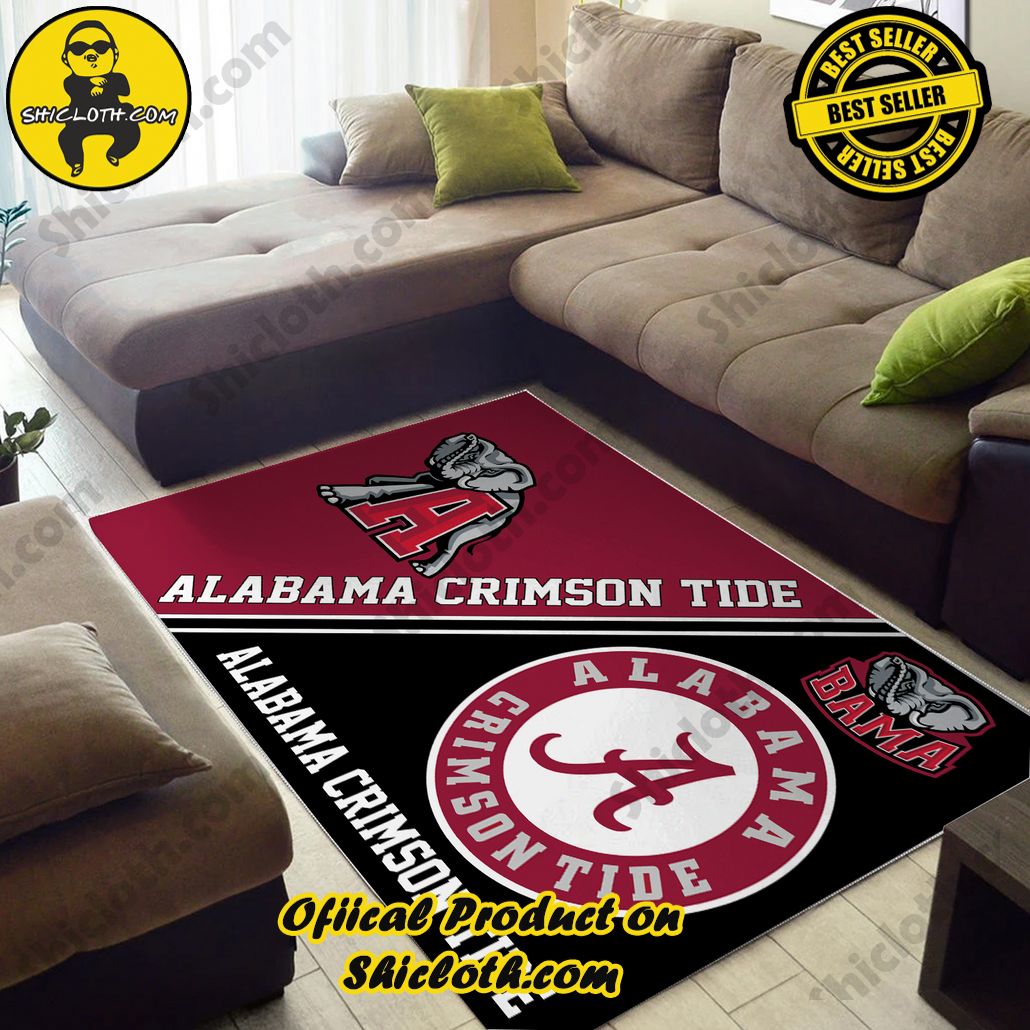 Limited Edition ALABAMA Crimson Tide Logo Carpet Local Brands Floor DC