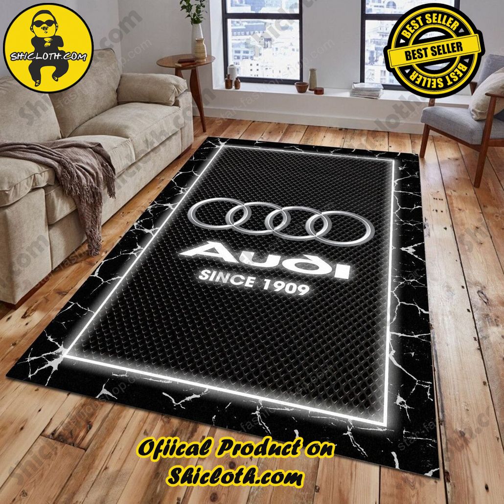 Limited Edition AUDI 1909 Super Car Racing Logo Carpet Local Brands Floor DC