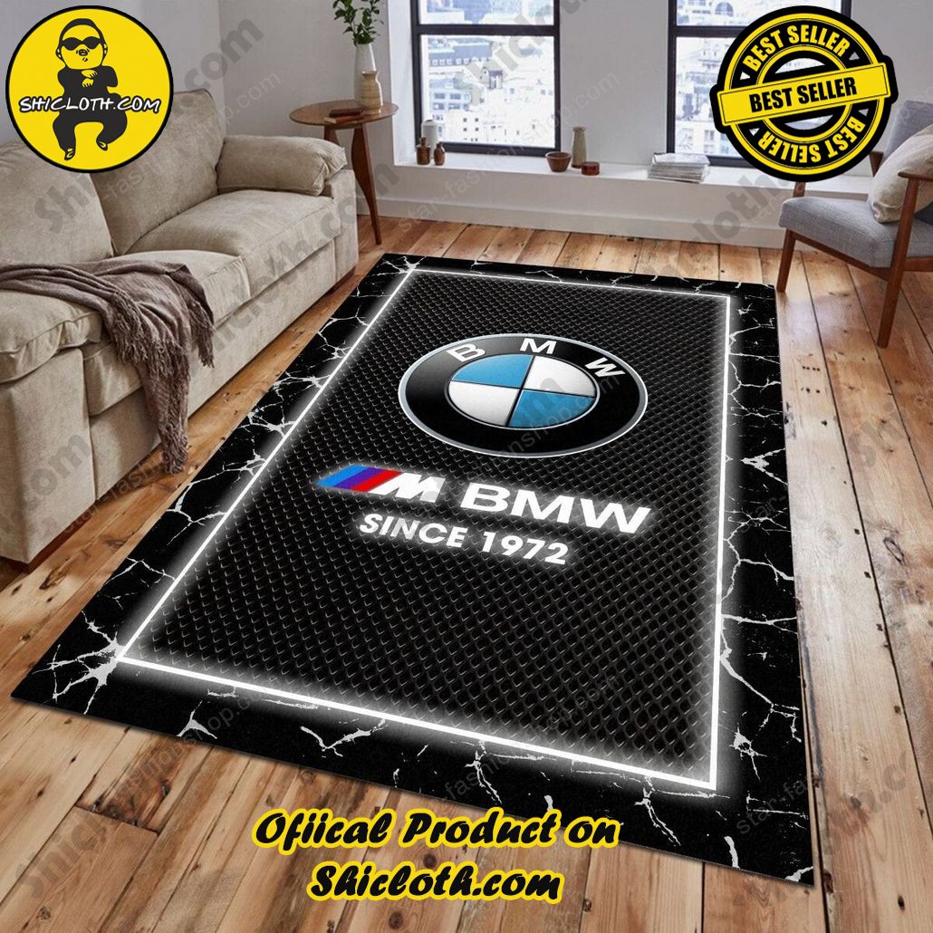 Limited Edition BMW 1972 Super Car Racing Logo Carpet Local Brands Floor DC