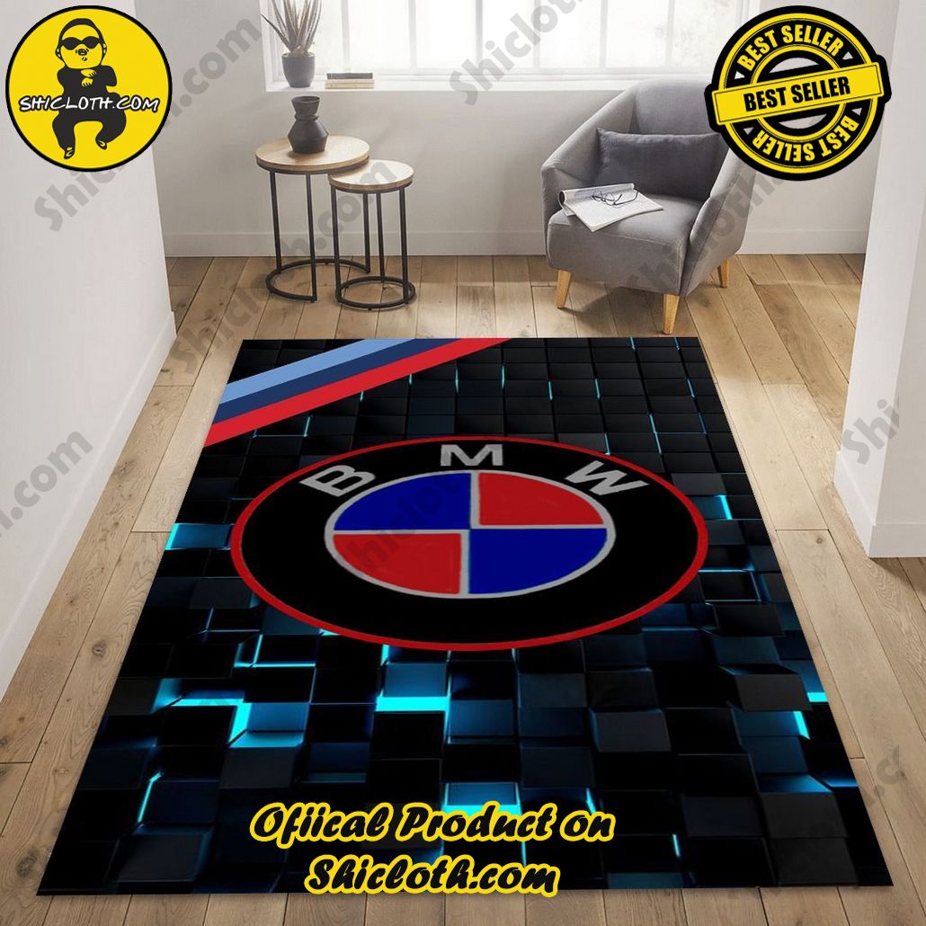 Limited Edition BMW Glowing Squares Super Car Racing Logo Carpet Local Brands Floor DC