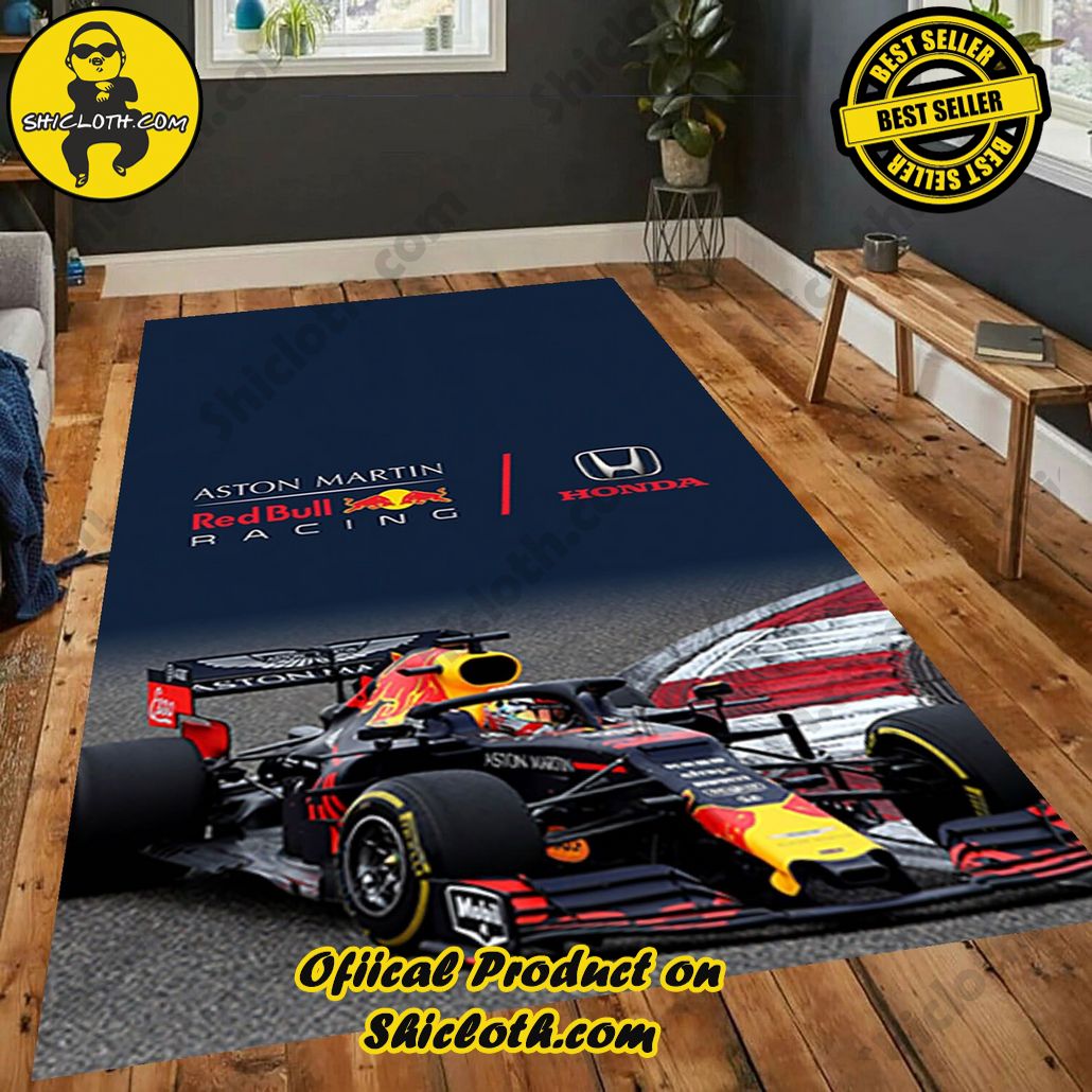 Limited Edition Rugs Aston Martin Red Bull Racing Blue Logo Carpet Local Brands Floor DC