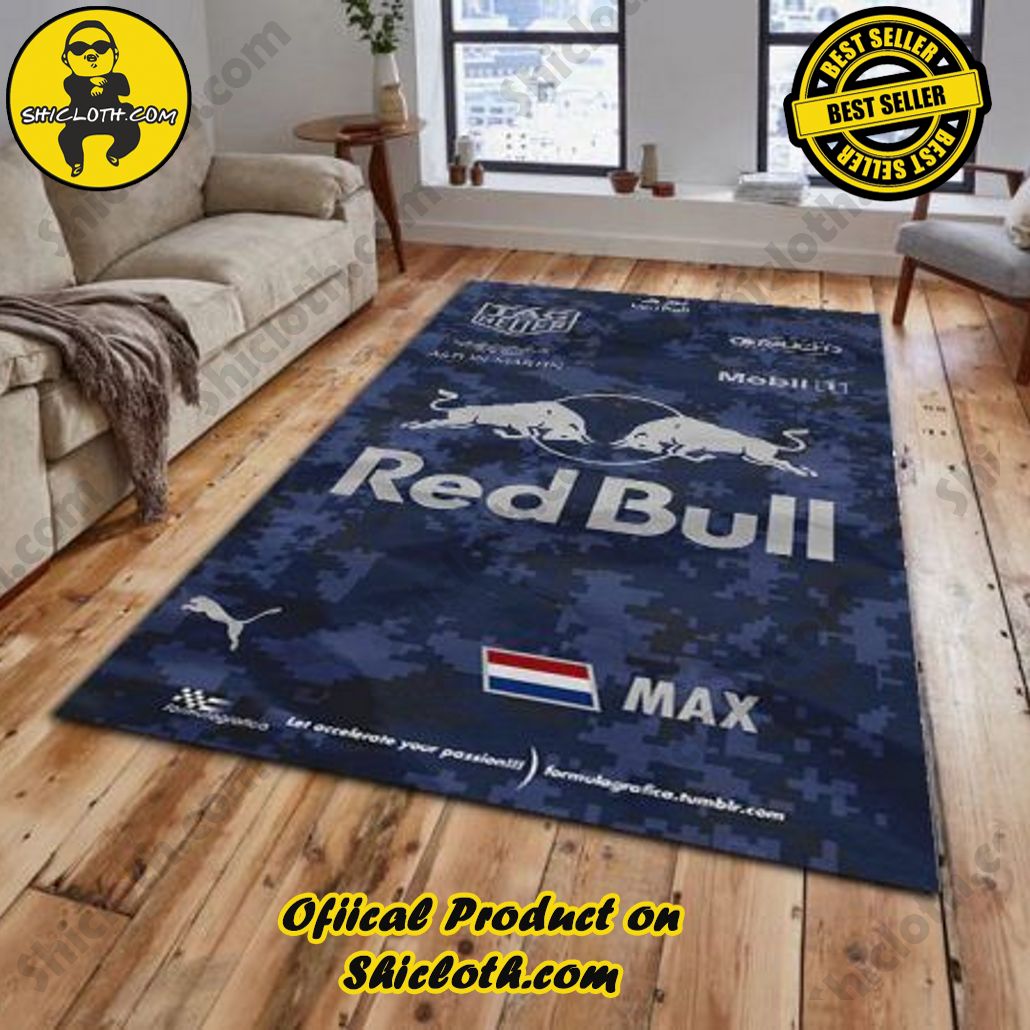 Limited Edition Rugs Aston Martin Red Bull Racing Logo Carpet Local Brands Floor DC- Blue