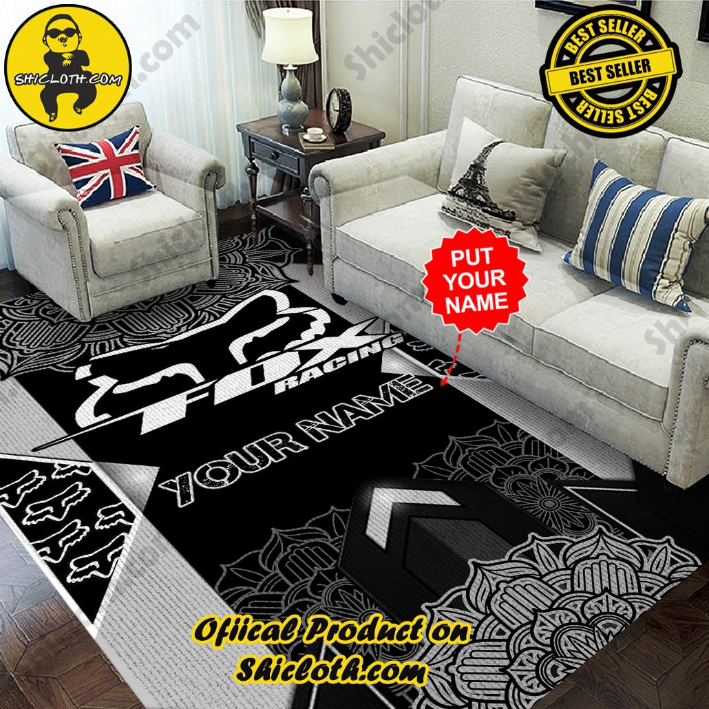 Limited Edition Rugs Creepy House Fox Racing Logo Carpet Local Brands Floor DC