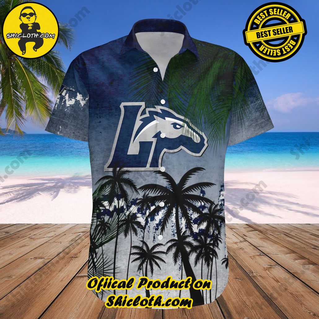Longwood Lancers Hawaii Shirt Coconut Tree Tropical Grunge NCAA