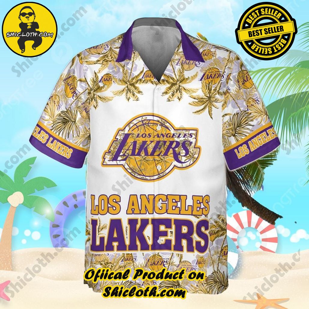 Los Angeles Lakers National Basketball Hawaiian Shirt For Men Women Los Angeles Lakers National Basketball Hawaiian Shirt For Men Women