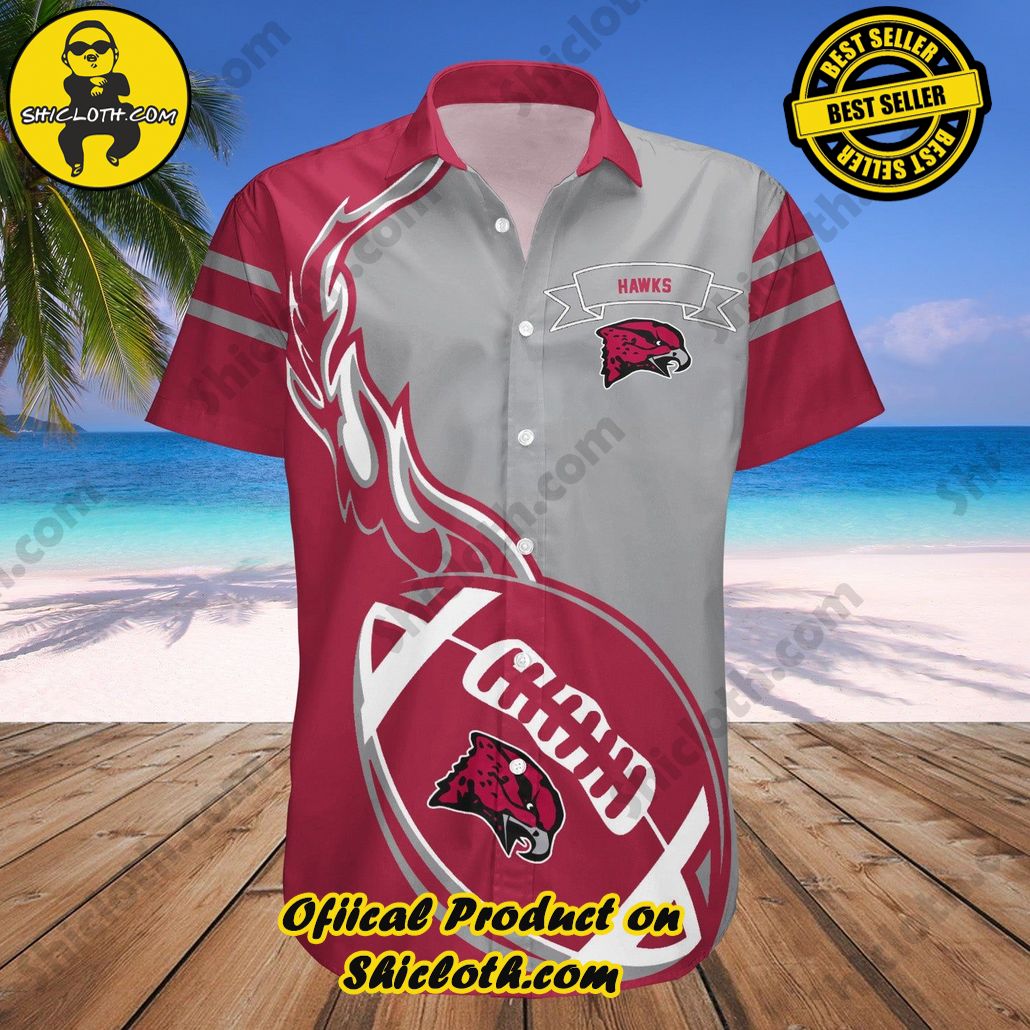 Maryland Eastern Shore Hawks Hawaii Shirt Flame Ball NCAA