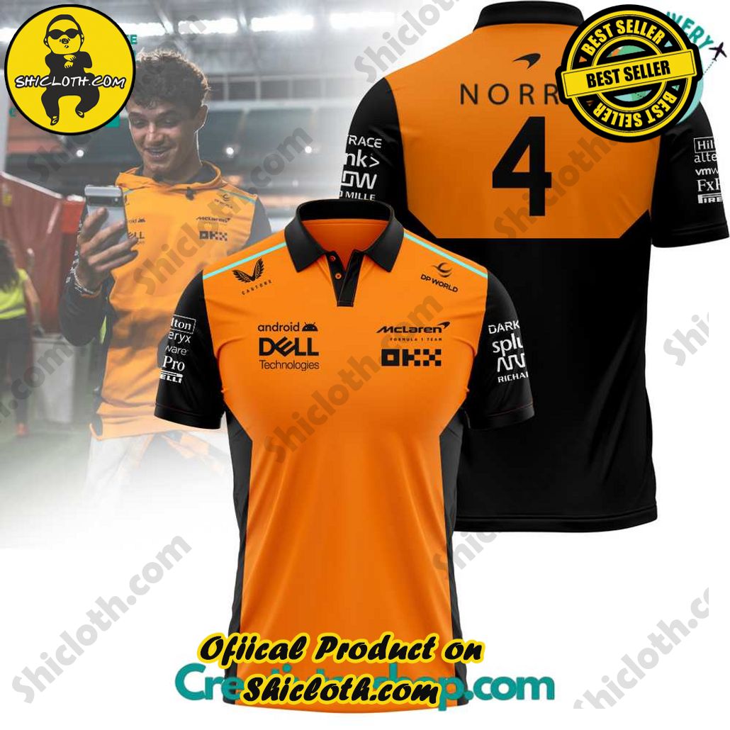 McLaren Fomula One MiamiGP Lando Norris 1st Polo Shirt