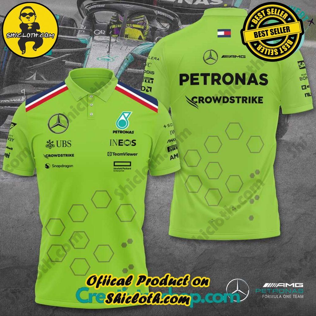 Mercedes-AMG Petronas Crowdstrike F1 Team 2024 Polo Shirt