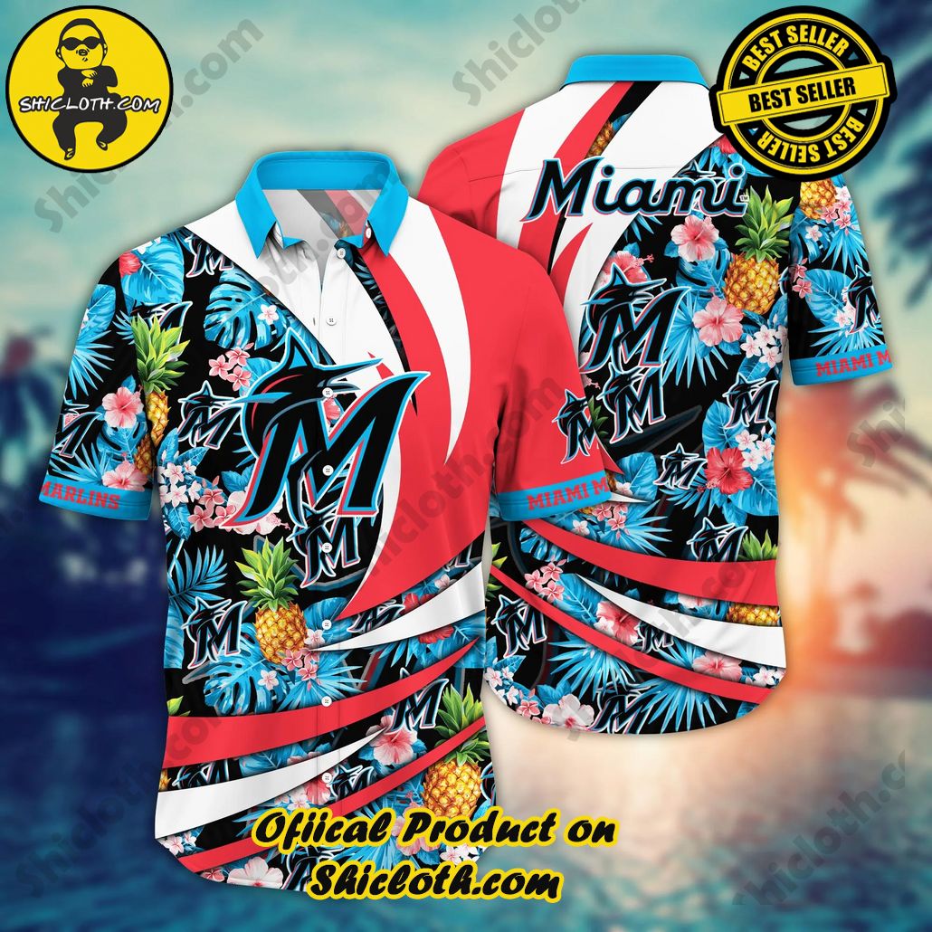 Miami Marlins MLB Hawaiian Shirt Heat Aloha Shirt