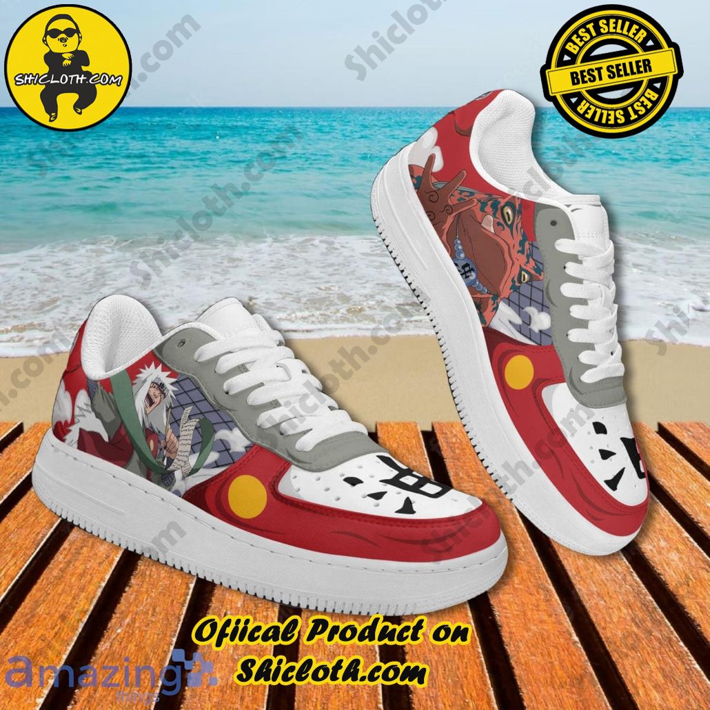 Naruto Jiraiya Air Force Shoes Gift For Anime?s Fans Naruto Jiraiya Air Force Shoes Gift For Anime?s Fans