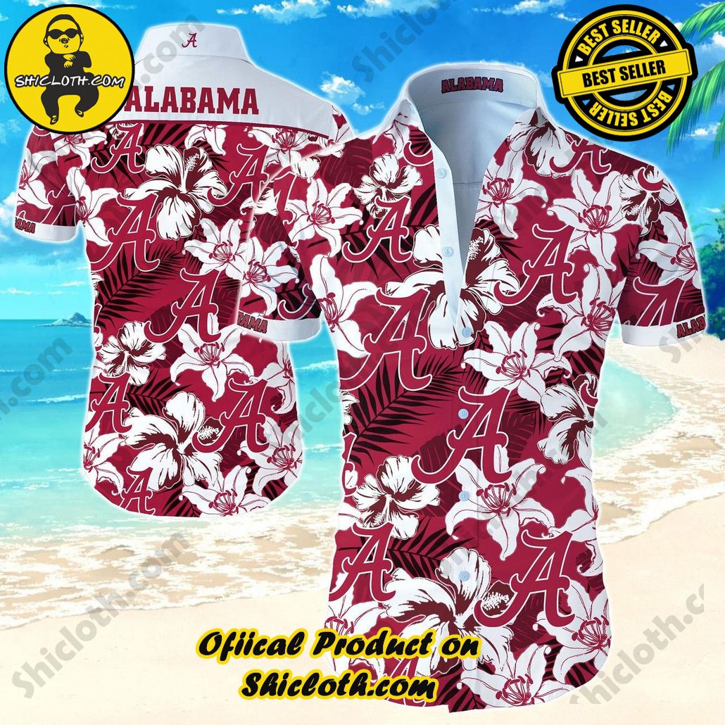 NCAA Alabama Crimson Tide Hawaiian Shirt V10 Aloha Shirt