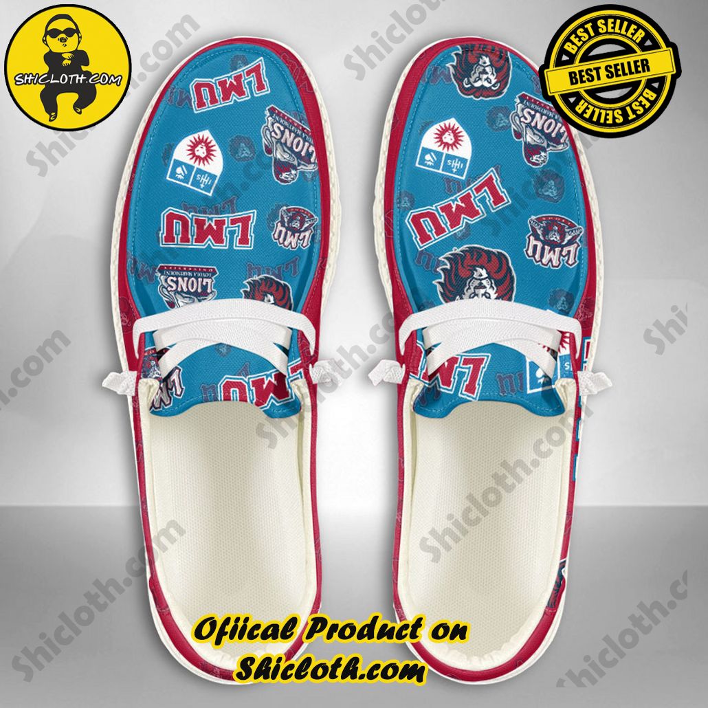 NCAA Loyola Marymount Custom Name Hey Dude Shoes