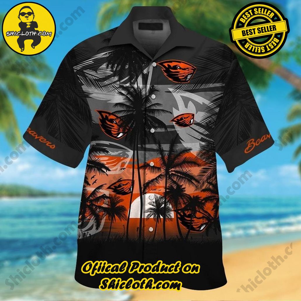 NCAA Oregon State Beavers Tropical Aloha Trendy Hawaiian Shirt Aloha Shirt