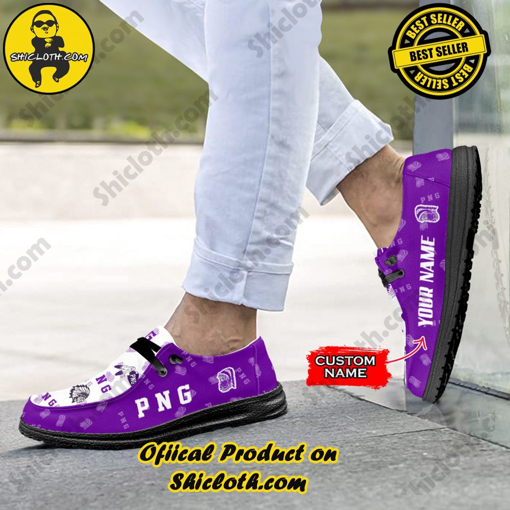 NCAA Port Neches Groves Custom Name Hey Dude Shoes 4 NCAA Port Neches Groves Custom Name Hey Dude Shoes - Image 4