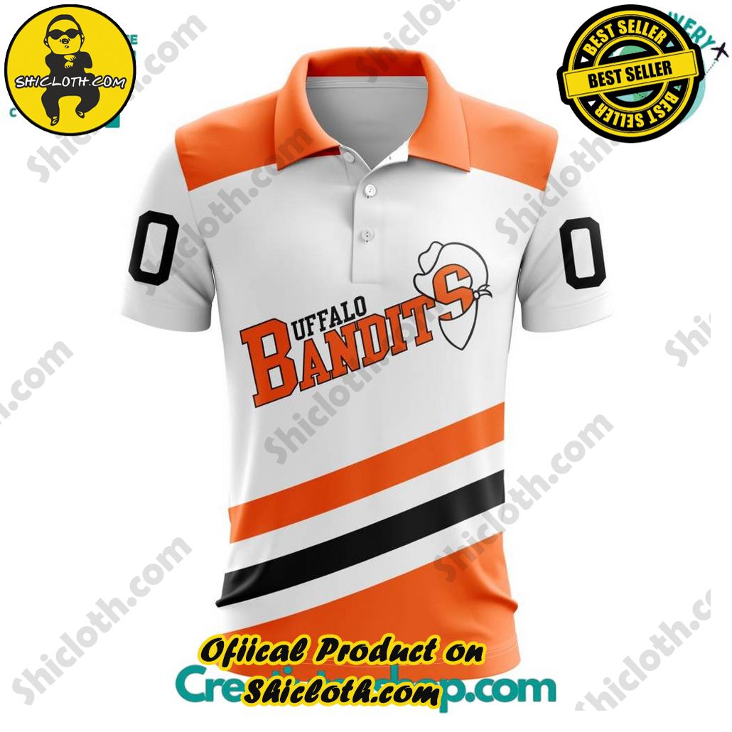 NLL Buffalo Bandits Away Polo Shirt