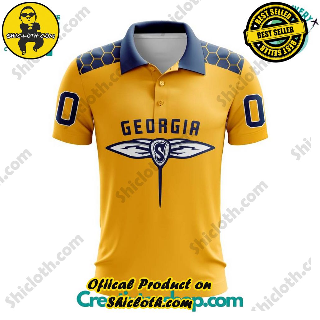 NLL Georgia Swarm Home Polo Shirt