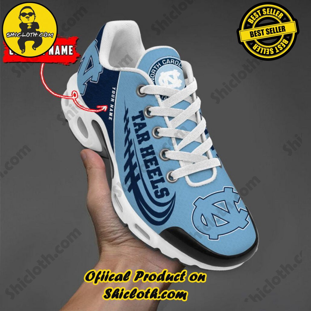 North Carolina Tar Heels Custom Name Nike TN Shoes