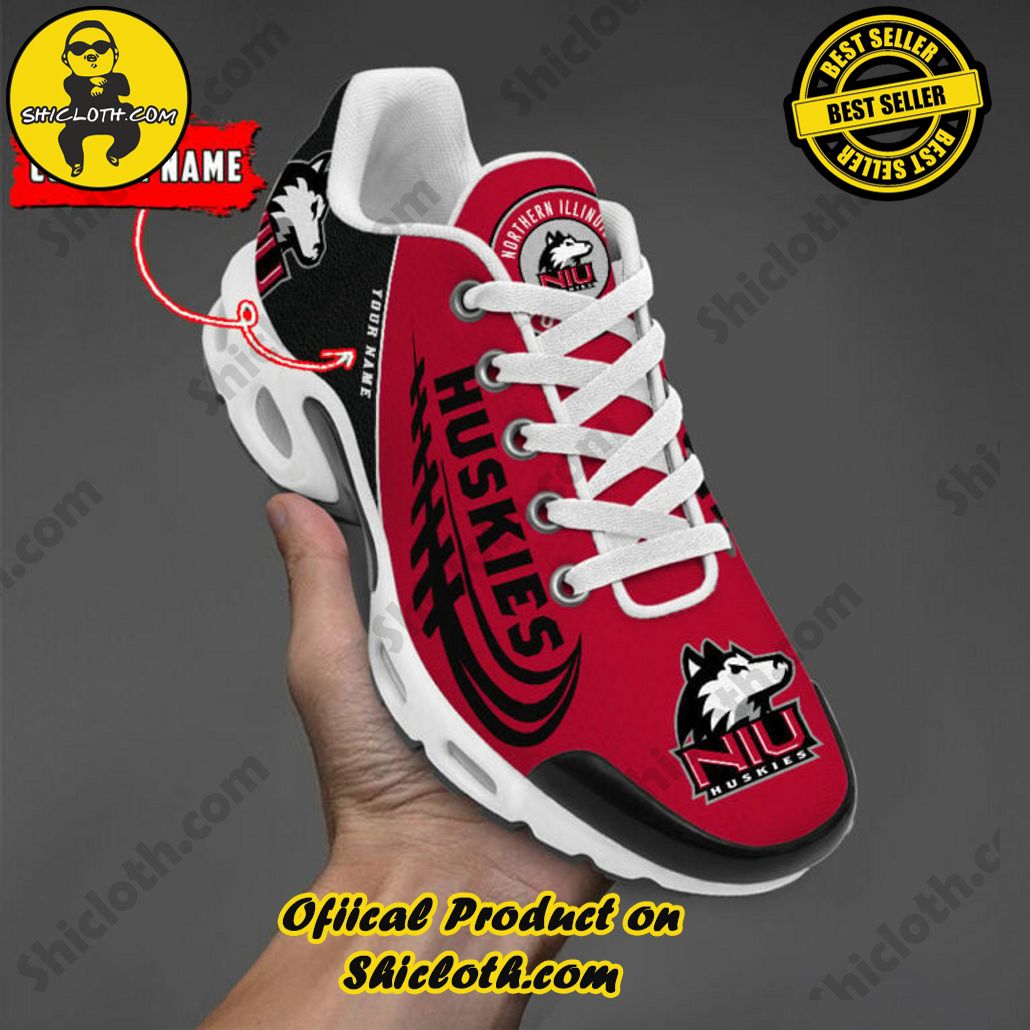 Northern Illinois Huskies Custom Name Nike TN Shoes