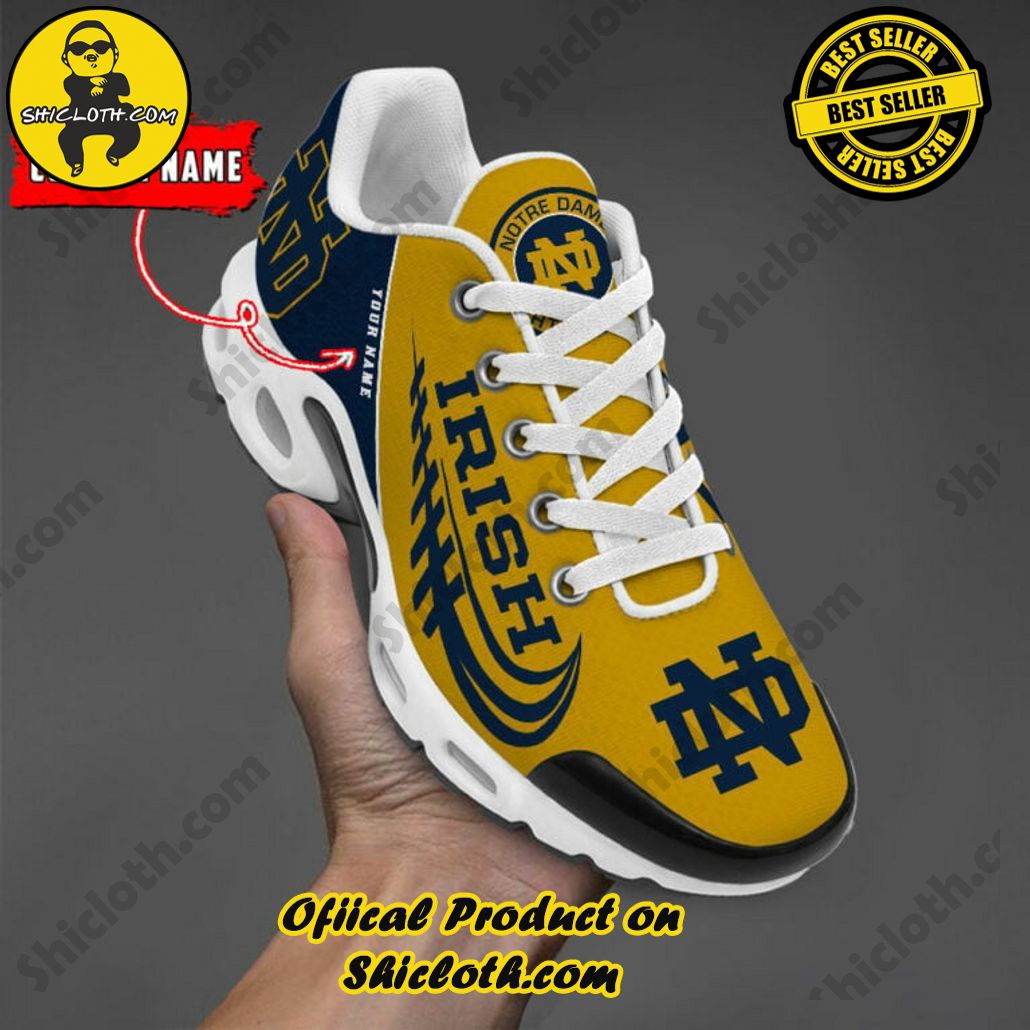 Notre Dame Fighting Irish Custom Name Nike TN Shoes