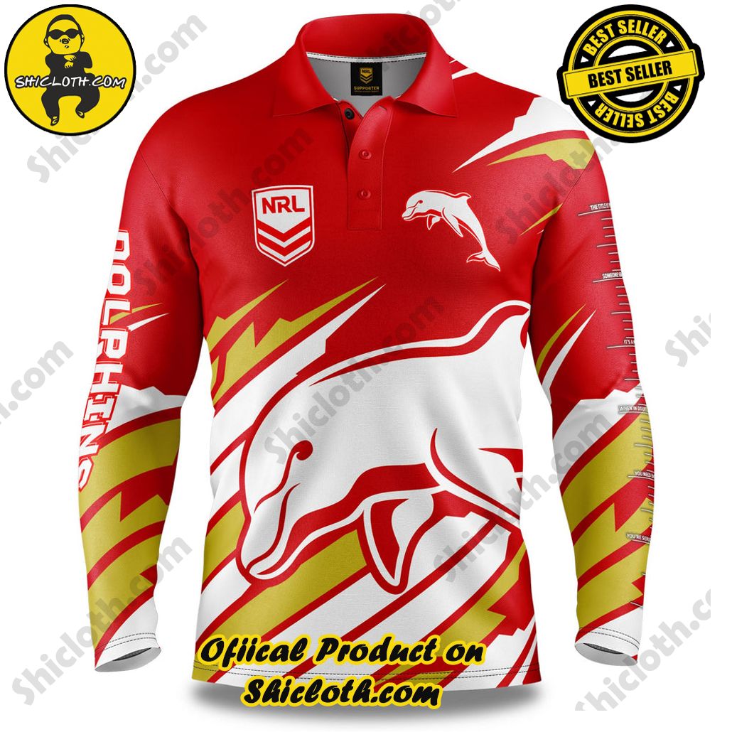 NRL Dolphins Ignition Fishing Shirt