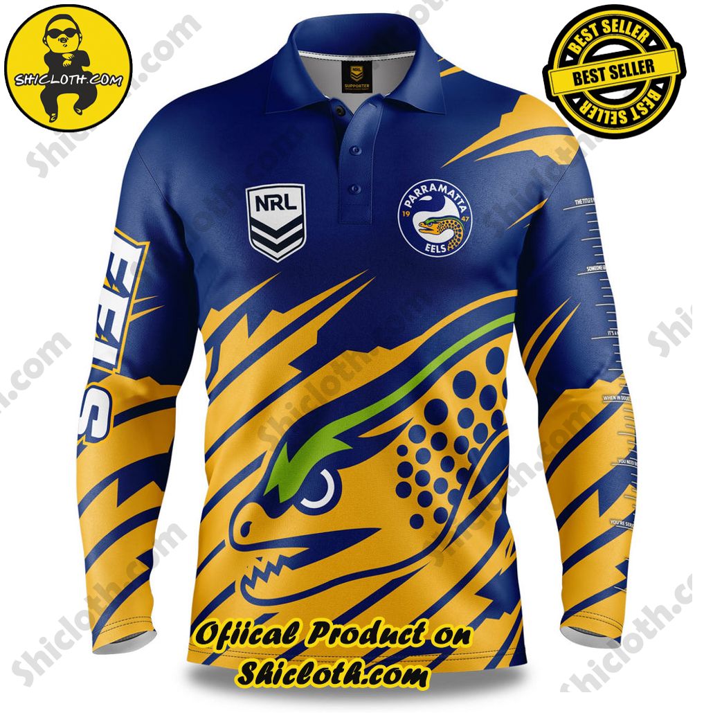 NRL Eels Ignition Fishing Shirt
