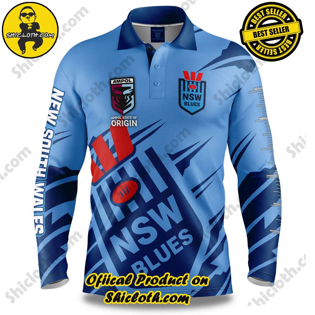 NSW Blues Ignition Fishing Shirt