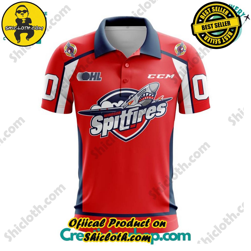 OHL Windsor Spitfires Polo Shirt