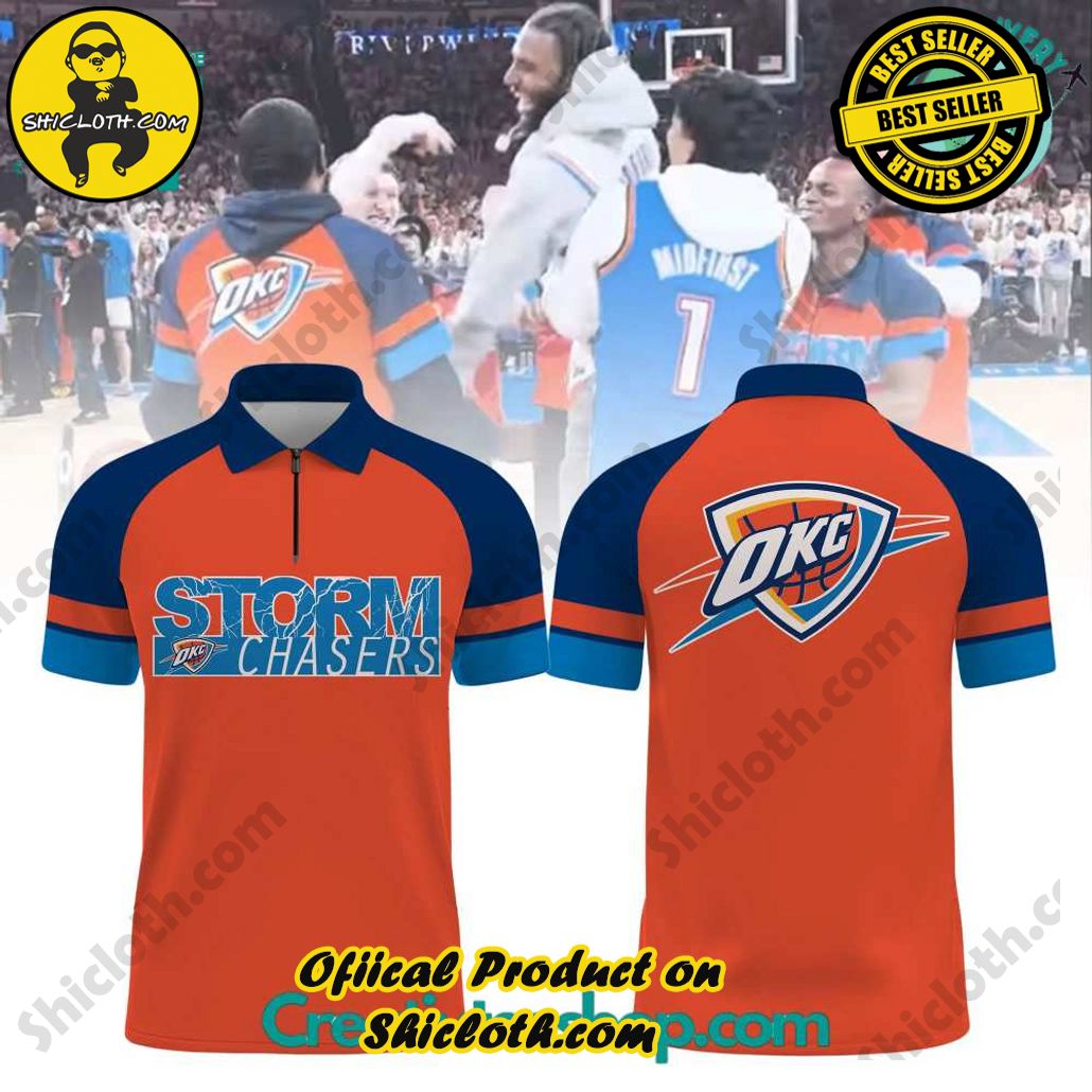 OKC Thunder STORM CHASERS Polo Shirt
