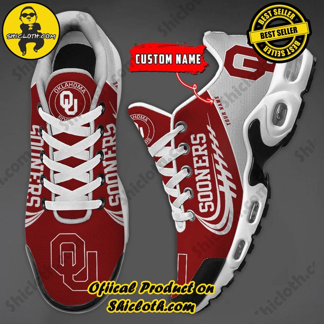 oklahoma sooners custom name nike tn shoes 3 NefQ0