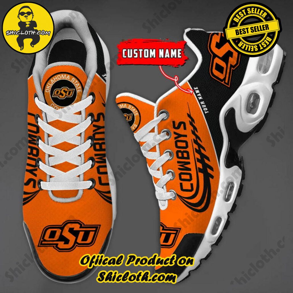 Oklahoma State Cowboys Custom Name Nike TN Shoes 3 Oklahoma State Cowboys Custom Name Nike TN Shoes - Image 3
