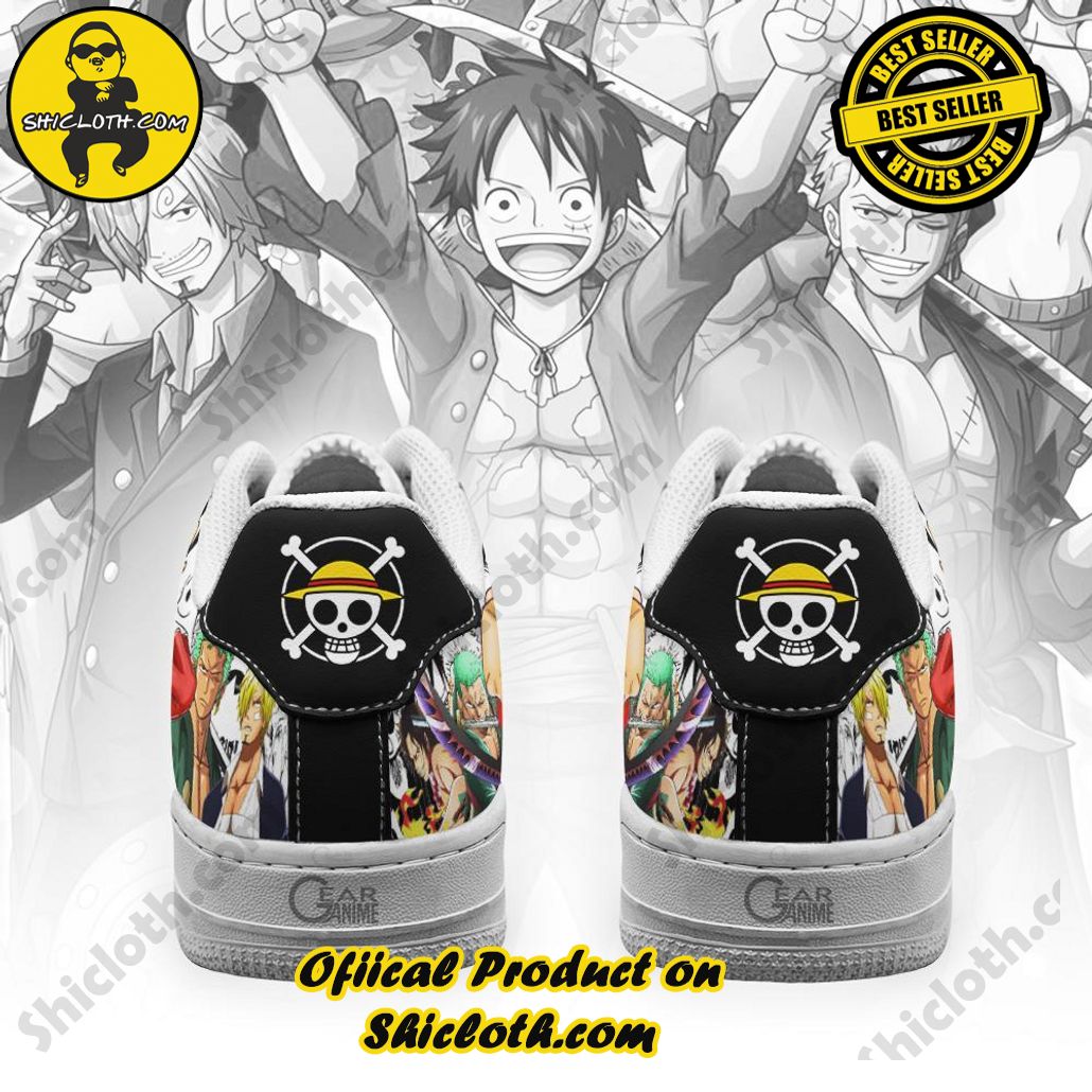 One Piece Air Sneakers Mixed Manga Style 3 One Piece Air Sneakers Mixed Manga Style - Image 3