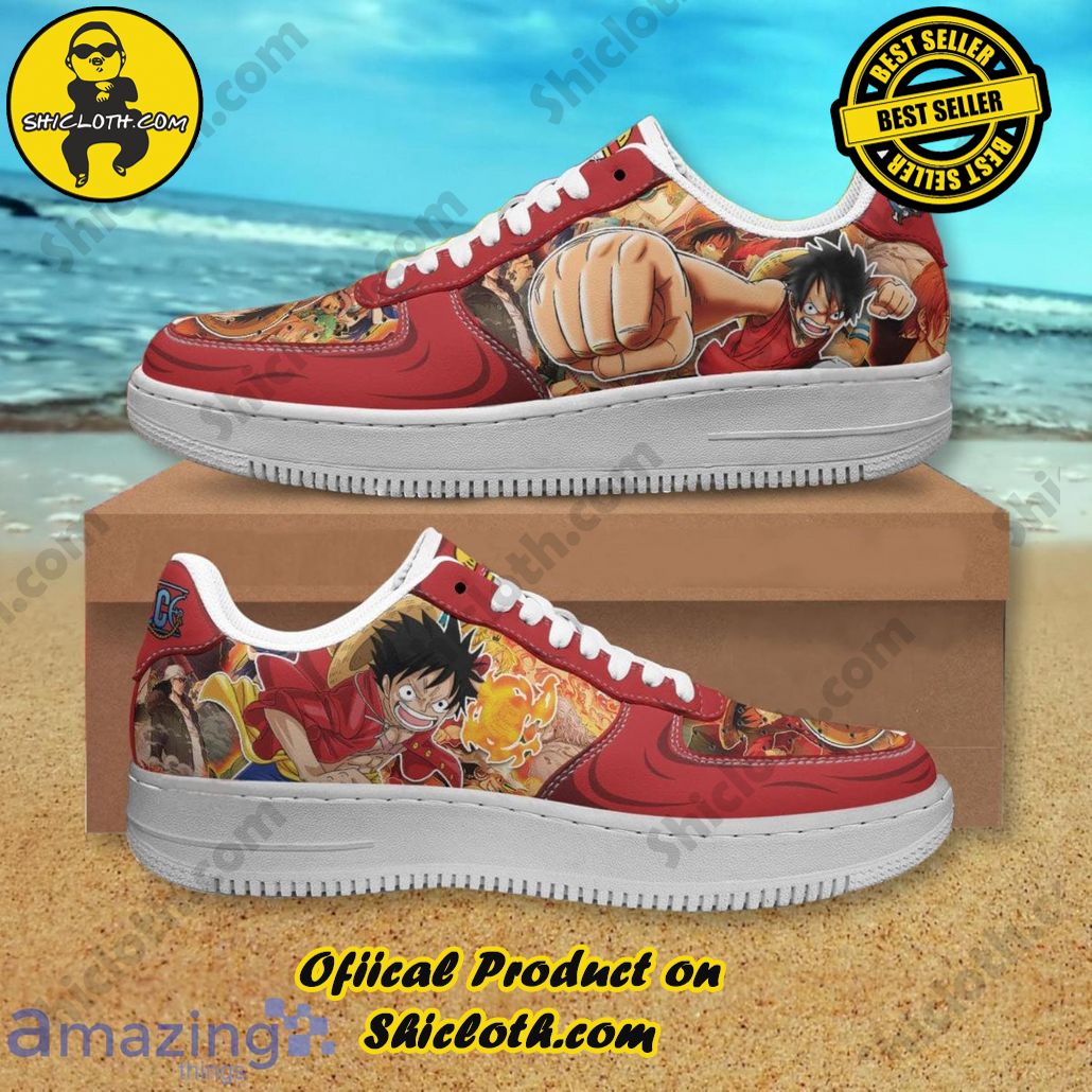 One Piece Lufffy Air Force Shoes Gift For Anime’s Fans
