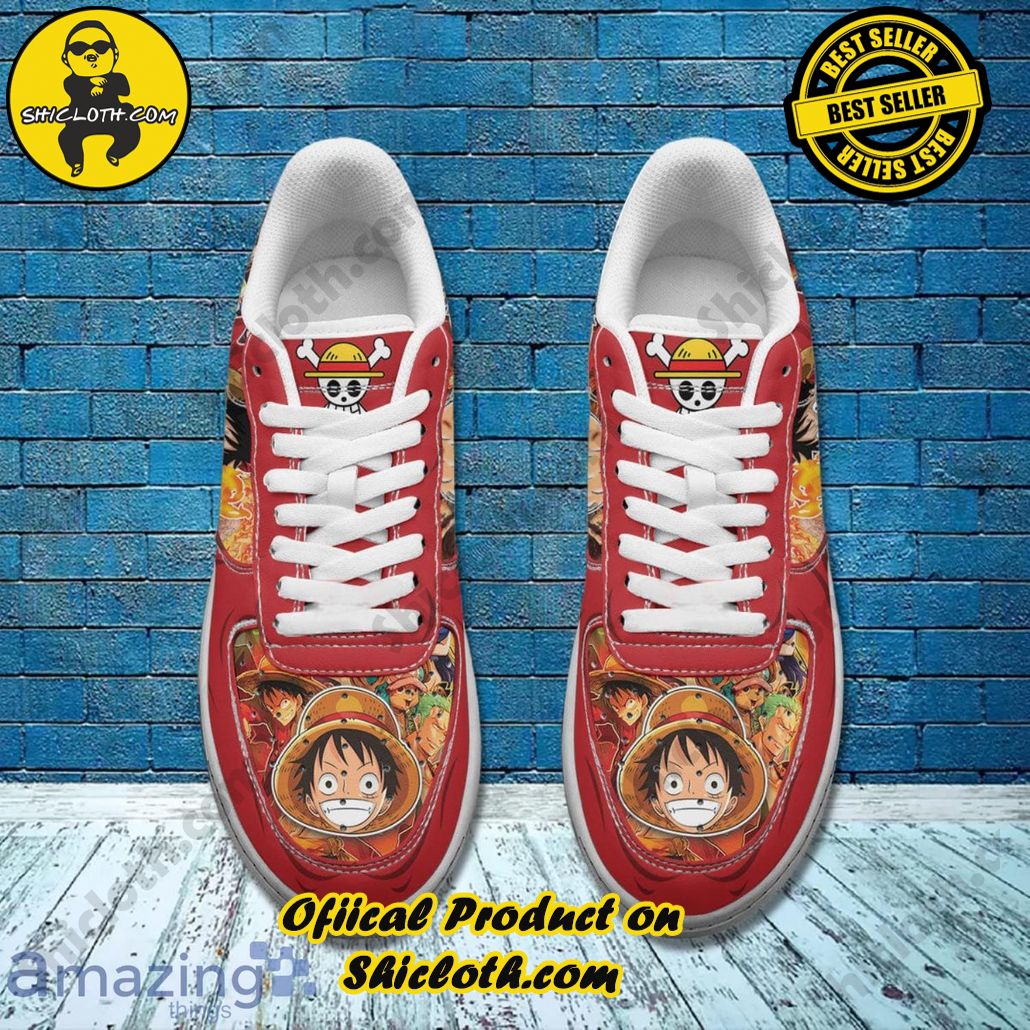 One Piece Lufffy Air Force Shoes Gift For Anime?s Fans One Piece Lufffy Air Force Shoes Gift For Anime?s Fans